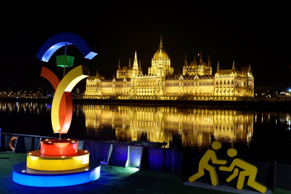 Olimpia 2024 - A budapesti pályázat emblémája